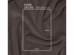Bestlivings Kuscheldecke Cashmere Touch 150 x 200 cm Camel