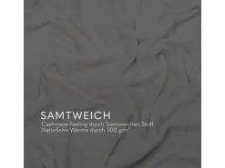 Bestlivings Kuscheldecke Mirabella Cashmere Touch 220 x 240 cm Creme