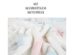 Bestlivings Kuscheldecke Cashmere Dots Kids Sonne Mond Sterne