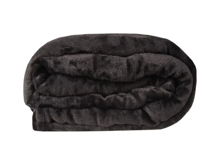 Bestlivings Kuscheldecke Celina 2er Pack Schwarz 130 x 170 cm