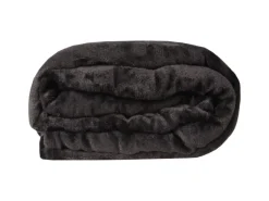 Bestlivings Kuscheldecke Celina 2er Pack Schwarz 150 x 200 cm