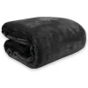 Bestlivings Kuscheldecke Teddy Fleece Sherpa Flanell 150 x 200 cm Schwarz