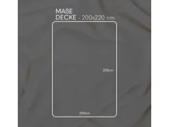 Bestlivings Kuscheldecke Cashmere Touch 200 x 220 cm Offwhite