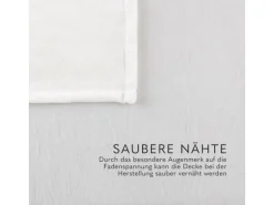 Bestlivings Kuscheldecke Cashmere Touch 200 x 220 cm Offwhite