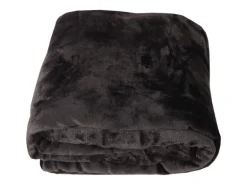 Bestlivings Kuscheldecke Celina 2er Pack Schwarz 220 x 240 cm
