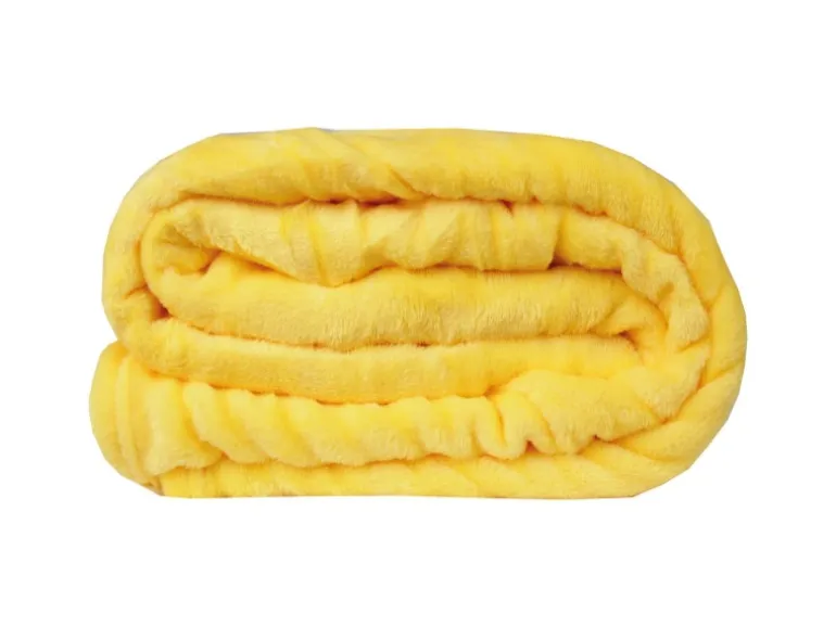 Bestlivings Kuscheldecke Celina 2er Pack Gelb 90 x 140 cm