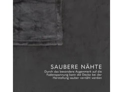 Bestlivings Kuscheldecke Cashmere Touch 150 x 200 cm Anthrazit