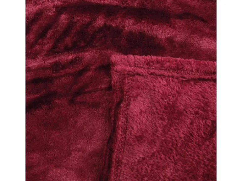 Bestlivings Kuscheldecke Celina Aubergine 60 x 80 cm