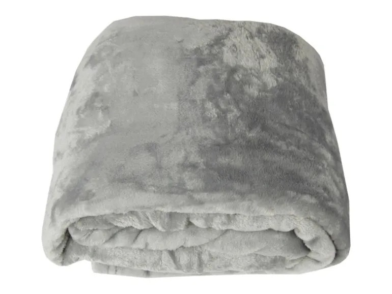 Bestlivings Kuscheldecke Celina 2er Pack Grau 220 x 240 cm