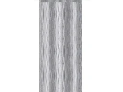 Bestlivings Metall Optik Fadenvorhang Trennvorhang Gardine Stangendurchzug ca. 90 cm x 250 cm Grau