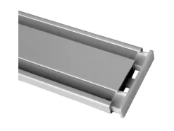 Bestlivings Seitendeckel für Aluminium Vorhangschiene Silber 1 bis 2 Lauf