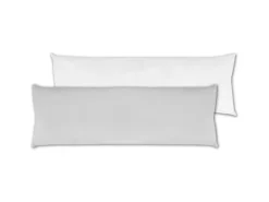 Bestlivings Seitenschläfer Kissenhülle 40 x 120 cm Inklusive Füllkissen Hellgrau