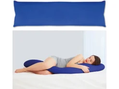 Bestlivings Seitenschläfer Kissenhülle 40 x 140 cm Blau