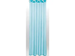 Bestlivings Ösenschal Vorhang Noella Transparent 140 cm x 245 cm Türkis