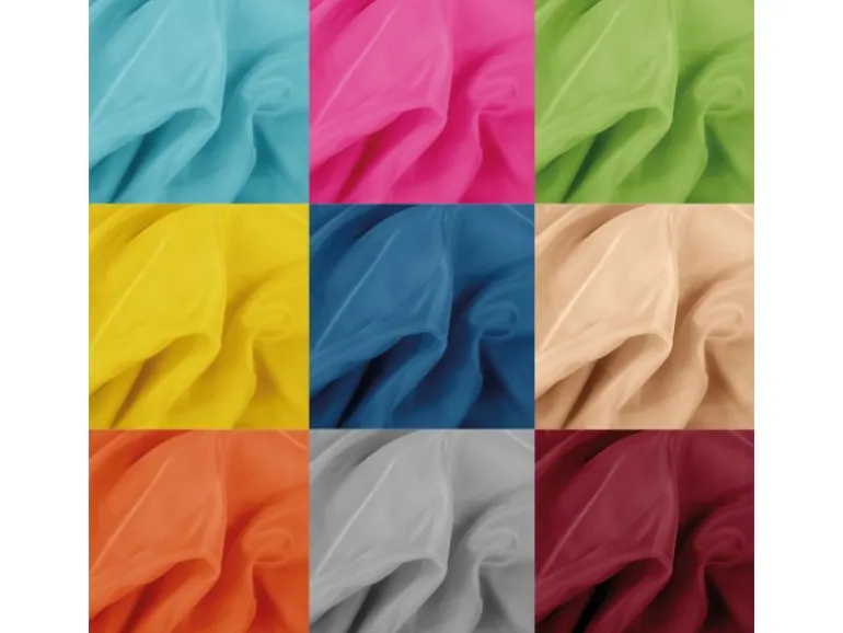 Bestlivings Ösenschal Vorhang Noella Transparent 140 cm x 245 cm Türkis