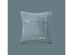 Bestlivings Sofakissen Cord Optik Graugrün 40 x 40 cm 2er Pack