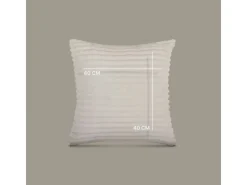 Bestlivings Sofakissen Cord Optik Creme 40 x 40 cm 2er Pack