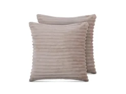 Bestlivings Sofakissen Cord Optik Hellbraun 40 x 40 cm 2er Pack