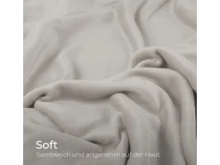 Bestlivings Spannbettlaken Cashmere Touch - 160 x 200 cm Beige