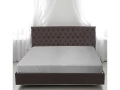 Bestlivings Spannbettlaken Cashmere Touch - 200 x 200 cm Silber