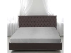 Bestlivings Spannbettlaken Cashmere Touch - 100 x 200 cm Silber