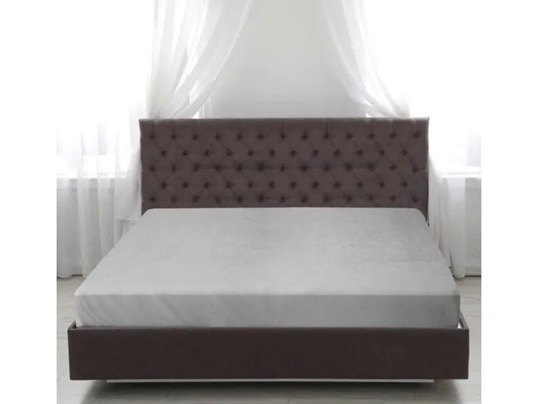 Bestlivings Spannbettlaken Cashmere Touch - 100 x 200 cm Silber