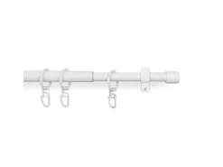 Bestlivings Stilgarnitur Ausziehbar 120 bis 220 cm Weiß