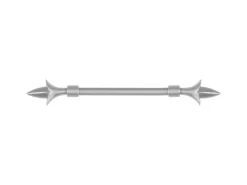 Bestlivings Stilgarnitur Set Ausziehbar 120 bis 230 cm Lilie Silber