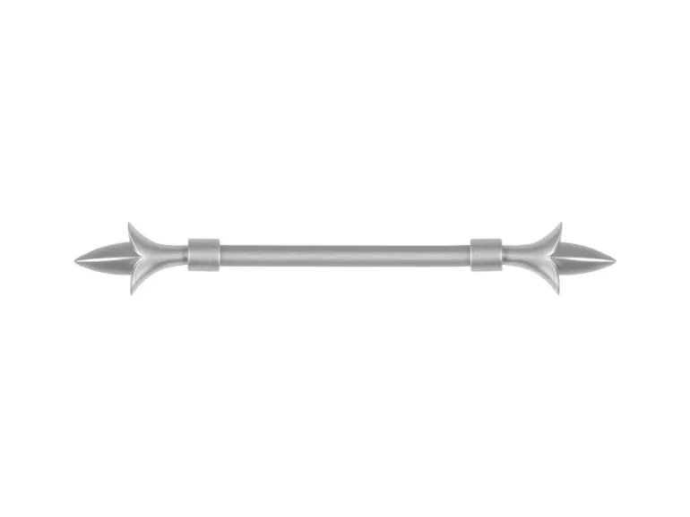 Bestlivings Stilgarnitur Set Ausziehbar 120 bis 230 cm Lilie Silber