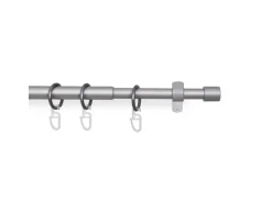 Bestlivings Stilgarnitur Ausziehbar 120 bis 220 cm Silber