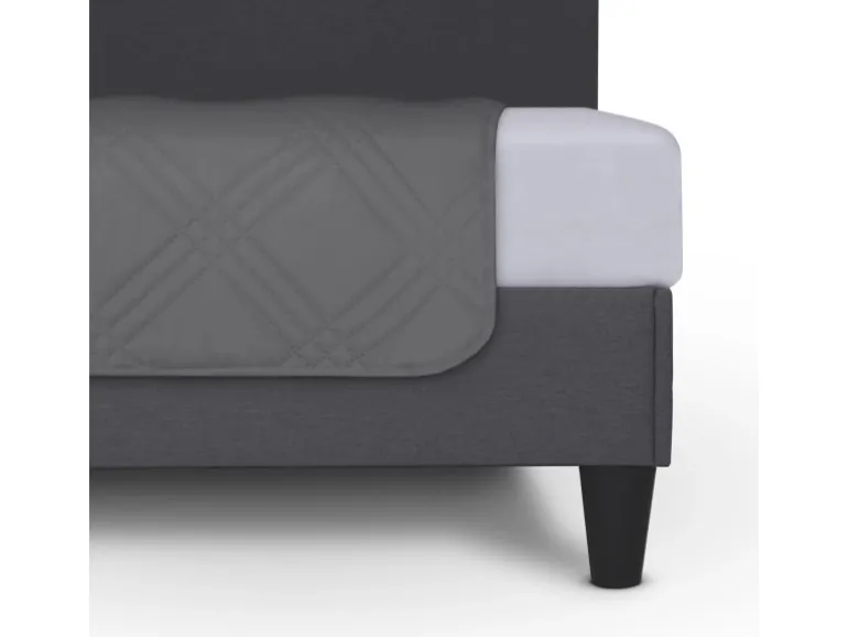 Bestlivings Tagesdecke Uni 220 x 240 cm Grau