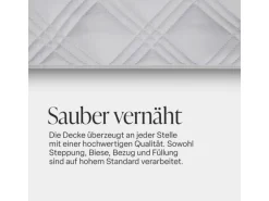 Bestlivings Tagesdecke Uni 220 x 240 cm Hellgrau