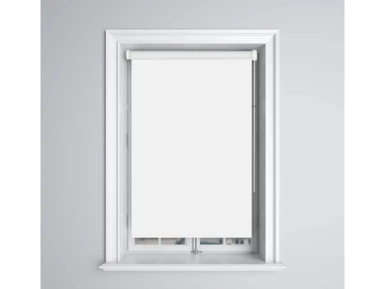 Bestlivings Thermorollo Verdunkelungsrollo mit Klemmträger 80 x 150 cm Weiß