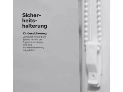 Bestlivings Thermorollo Verdunkelungsrollo mit Klemmträger 80 x 150 cm Weiß