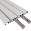 Bestlivings Verbinder für Aluminium Vorhangschiene Silber 3 bis 4 Lauf