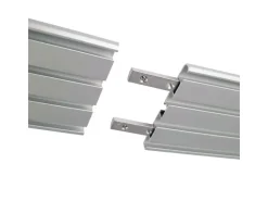 Bestlivings Verbinder für Aluminium Vorhangschiene Silber 1 bis 2 Lauf