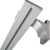 Bestlivings Vorhangschiene Aluminium inkl. Wandträger Silber 1 Lauf 120 cm