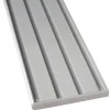 Bestlivings Vorhangschiene Aluminium Silber 4 Lauf 90 cm