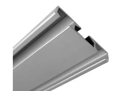 Bestlivings Vorhangschiene 300 cm Aluminium Silber 2 Lauf / 120 cm & 2 x 90 cm