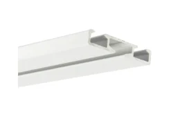 Bestlivings Vorhangschiene Aluminium 90 cm Weiß 1 Lauf