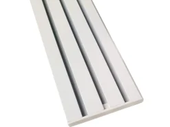 Bestlivings Vorhangschiene 360 cm Aluminium Weiß 3 Lauf / 3 x 120 cm