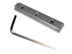 Bestlivings Vorhangschiene Aluminium Silber 1 Lauf 90 cm