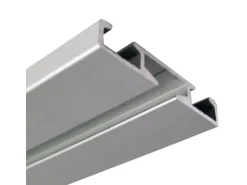 Bestlivings Vorhangschiene Aluminium Silber 1 Lauf 90 cm