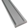 Bestlivings Vorhangschiene 210 cm Aluminium Silber 2 Lauf / 90 cm & 120 cm