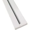Bestlivings Vorhangschiene Aluminium 120 cm Weiß 1 Lauf