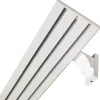 Bestlivings Wandträger für Aluminium Vorhangschiene Weiß 3 bis 4 Lauf