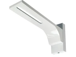 Bestlivings Wandträger für Aluminium Vorhangschiene Weiß 3 bis 4 Lauf