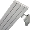 Bestlivings Wandträger für Aluminium Vorhangschiene Silber 3 bis 4 Lauf
