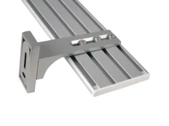 Bestlivings Wandträger für Aluminium Vorhangschiene Silber 3 bis 4 Lauf
