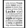 Bild mit Rahmen Anonymus Lebensweisheit 42,5 cm x 32,5 cm